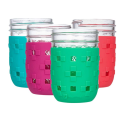 Protective Flexible Silicone Mason Jar Sleeve