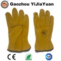 Cuir en cuir de vachette Grain Leather Driving Work Gloves