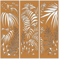 Laser Cut Metal Garden Decorative Screen Wall Panels