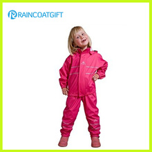 Wasserdichte Kids′ umweltfreundliche PU-Regenjacke