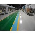 Colored epoxy floor paint for workshop