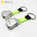 keychain feito sob encomenda do seatbelt da curvatura da segurança do avião mini