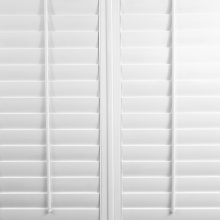 Wooden shutters for french doors