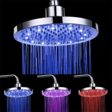 Led shower head with bluetooth speaker