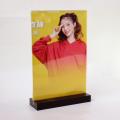 Acrylic Tabletop Photo Frame Stand with Base