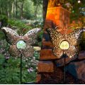 Solar Butterfly Metal Lights Decoration