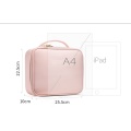 Portable Pu Leather Cosmetic Travel Pink Makeup Bags