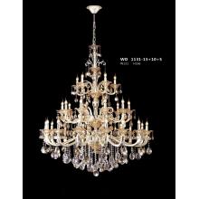 Luxury Brass with Crystal Decoration Chandelier (WD1131-15+10+5)