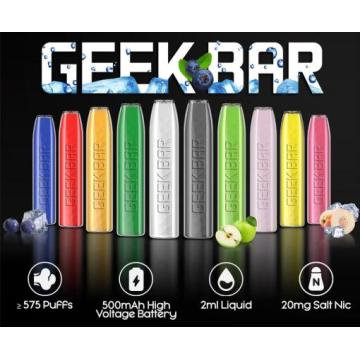 Melhor bar de geek 500 Puffs descartáveis ​​e cigarros