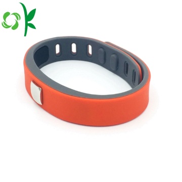 Bracelet en silicone ajusté avec bracelets sport de couche supérieure