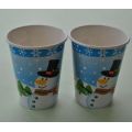 8oz Weihnachten Kalt und Hot Paper Cups Einweg