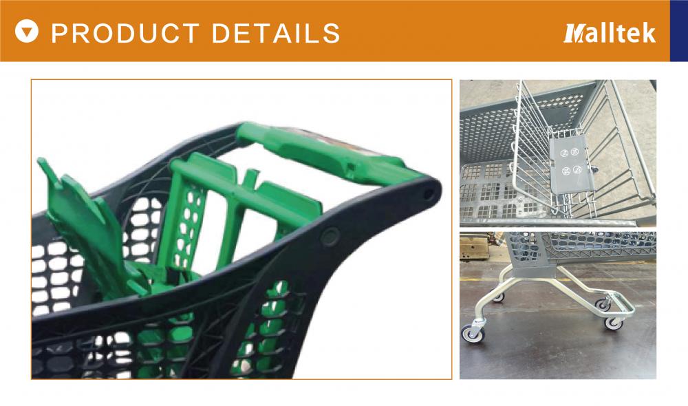 European Plastic Supermarket Shopping Trolley European Plastic Supermarket Shopping Trolley