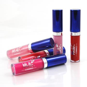 UV azul cubierto maquillaje Lip Gloss en Fashion Show