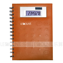 Große Größe 8-stellige Notebook-Rechner mit PVC-Frontabdeckung (LC563A)