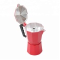 Pot Moka Italien en Aluminium pour Cafetière sur Cuisinière