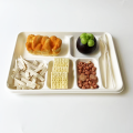 Bagasse 6 compartment tray 320x233x30mm