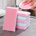 Household Scrub Kitchen Pot Dish Microfiber Cleaning Sponge