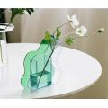 Acrylic Creative Vase Green For Home Decoration