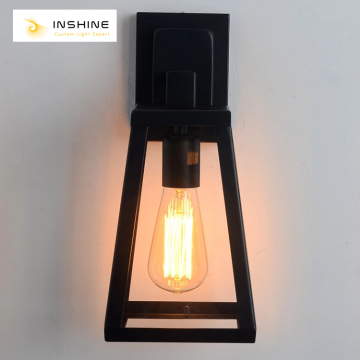 INSHINE Black Outdoor Wall Lamp