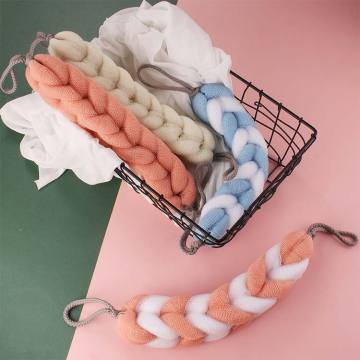 Long Bath Loofahs Stretchable Braided Mesh Body Sponge