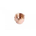 Brass fitting cap nut