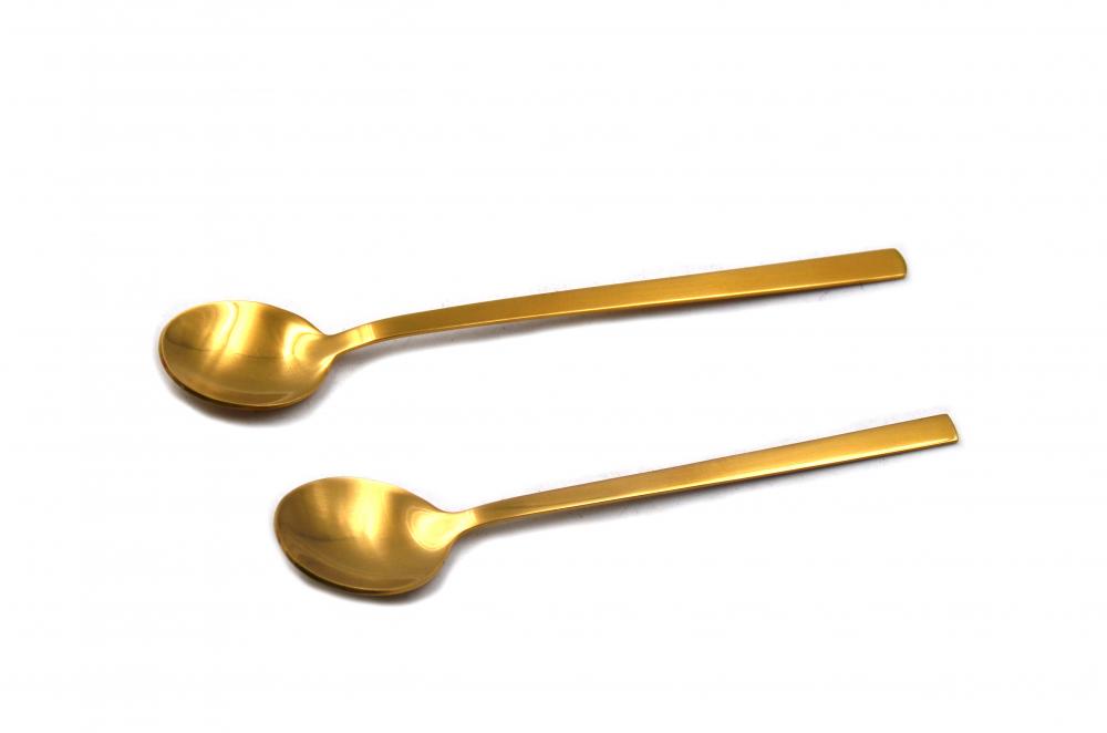 High Quality Golden Color Stainless Steel Soup Spoon