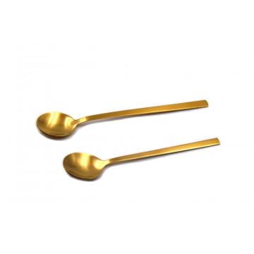 High Quality Golden Color Stainless Steel Soup Spoon