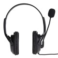 hands free headset call center headphone with air tube