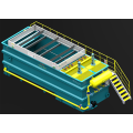 Dissolved air flotation with capacity and efficiency