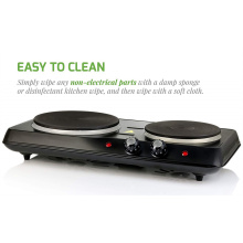 Double Hotplate Burner Solid Hotplate Kitchen Appliance