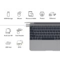 Multicolour Gigabit Network Access Hub for MacBook, Color: Black