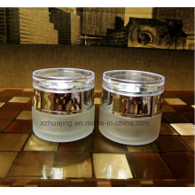 30g 30ml Round Empty Frosted Glass Cosmetic Cream Jar