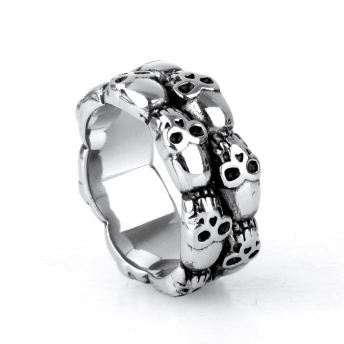 Stainless steel forged ring terminal for men