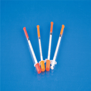 Medical Disposable Insulin Syringe with 30g*1/2 Needle (CE, ISO)