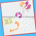 Promoción de ventas 2016 Lovely Mini DIY Assembly Plastic Horse Toy