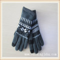 men warm winter touch screen knitting gloves