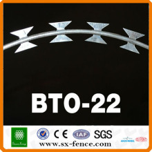 ISO9001 BTO-22 Razor wire fencing