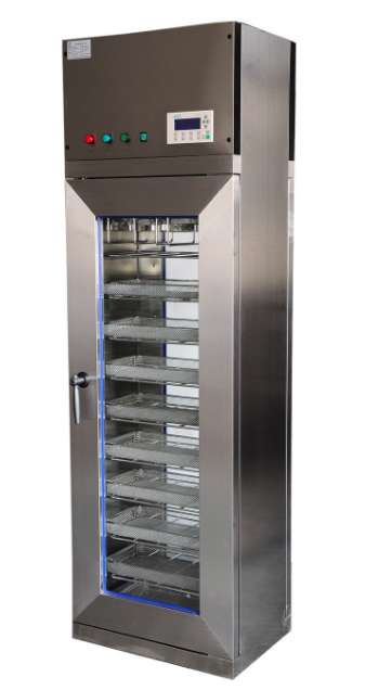 Metal drying cabinet