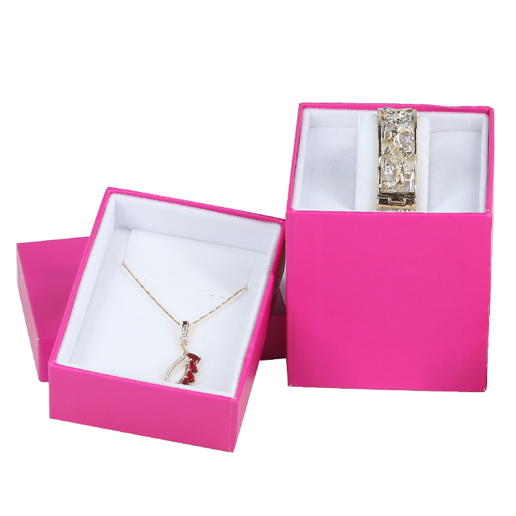 Rigid Cardboard Jewellery Paper Necklace Box Wholesale