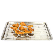 Grille de refroidissement pour micro-ondes en métal pour biscuits de cuisson