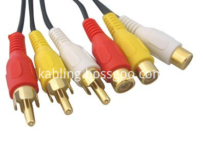 3RCA M TO 3RCA F 3RCA M TO 3RCA F