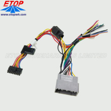 car stereo wiring harness and audio cable assembly