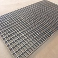 Composite cover steel grate for stair treads