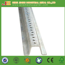 2.0lb / FT, 6FT Long Heavy Duty Galvanizado U Canal Cartel de Señal