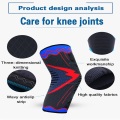 Anti-slip fitness knee sleeves