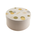 Pretty Small Cylindrical Custom Logo Paper Gift Box