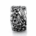 Personality hipster nightclub skull ring