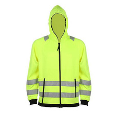 Uniforme de seguridad reflectante amarillo de tira de invierno