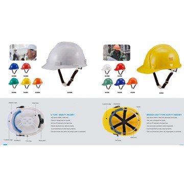 PP Shell Ce En397 Casque de sécurité industriel américain personnalisé