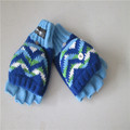 men's Knitted Gloves with Jacquard Weave